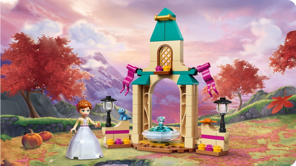 LEGO DISNEY 43198 PATIO DEL CASTILLO DE ANNA-1