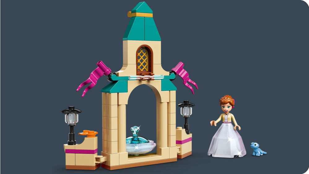 LEGO DISNEY 43198 PATIO DEL CASTILLO DE ANNA-2