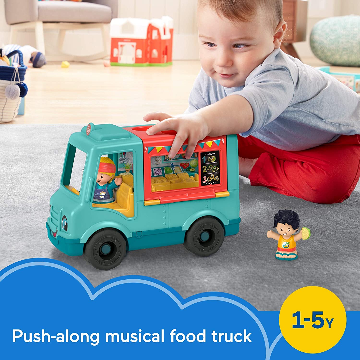 Fisher Price Camión de alimentos con sonidos - Imagen 6
