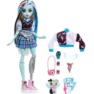 Monster High - Frankie Stein con accesorios y mascota