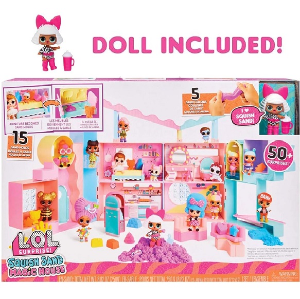 L.O.L Surprise! Casa Mágica con más de 50 sorpresas, Arena y 1 muñecas incluidas