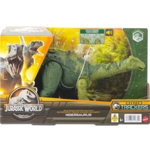 Jurassic World Dinosaurio Nigersaurus con sonido y movimiento