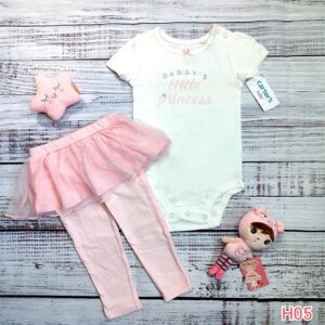 Conjunto Carter´s 2 Piezas Licra-tutú y Body H05