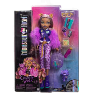 Monster High Clawdeen Wolf - Muñeca con perro mascota de lujo