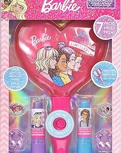 Barbie _ Set de cosméticos y espejo con luces