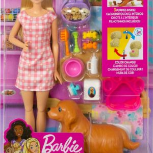 Barbie Juego de muñecas y mascotas