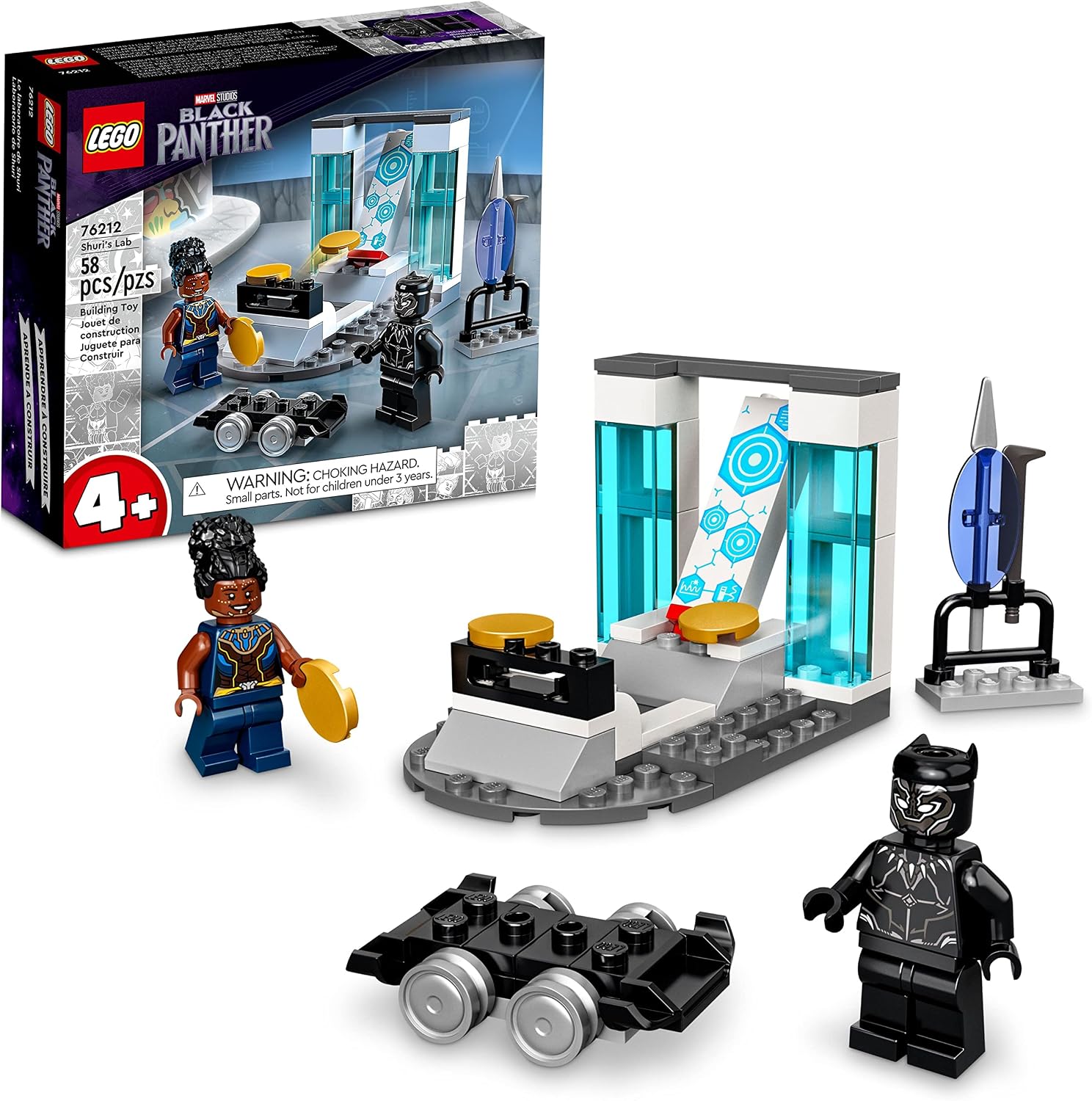 LEGO Marvel 76212 Shuri's Lab, Black Panther