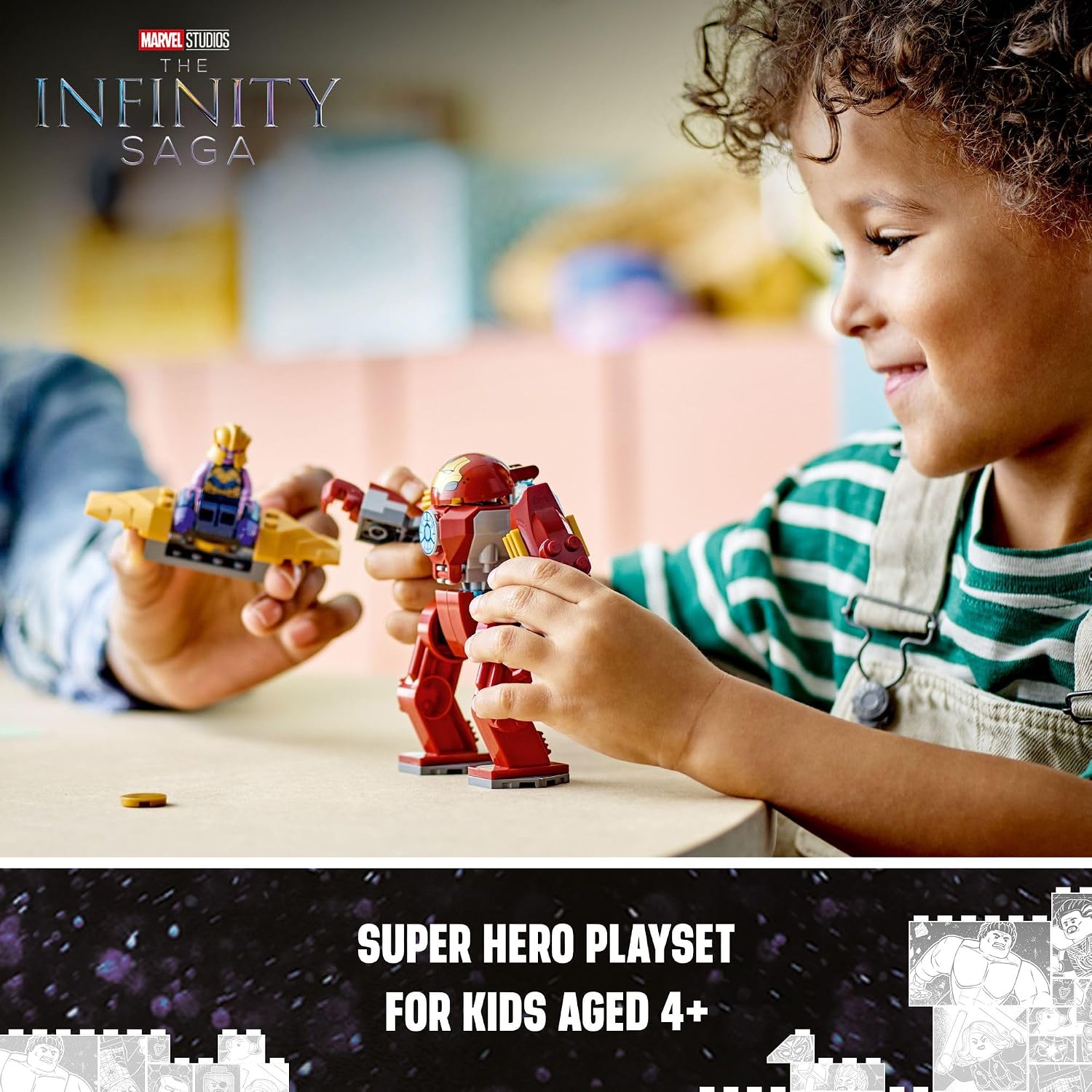 LEGO Marvel 76263 Iron Man Hulkbuster vs. Thanos - Imagen 4