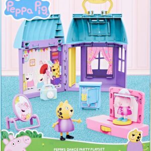 Peppa Pig Set de juego de fiesta de baile de Peppa con casa